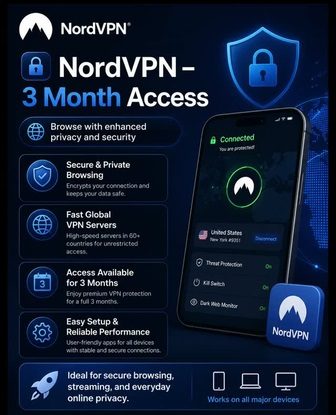 NordVPN — 3 Month Access